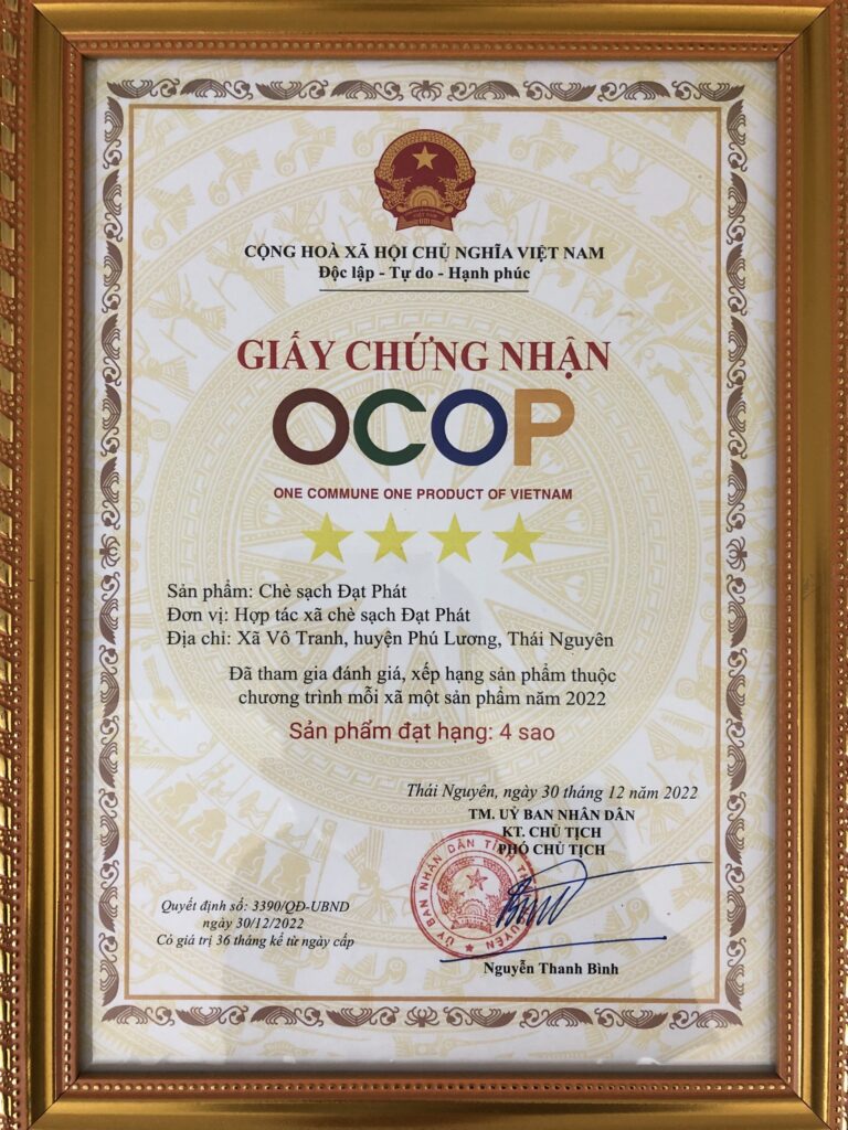 ĐẠT CHUẨN OCOP 4SAO